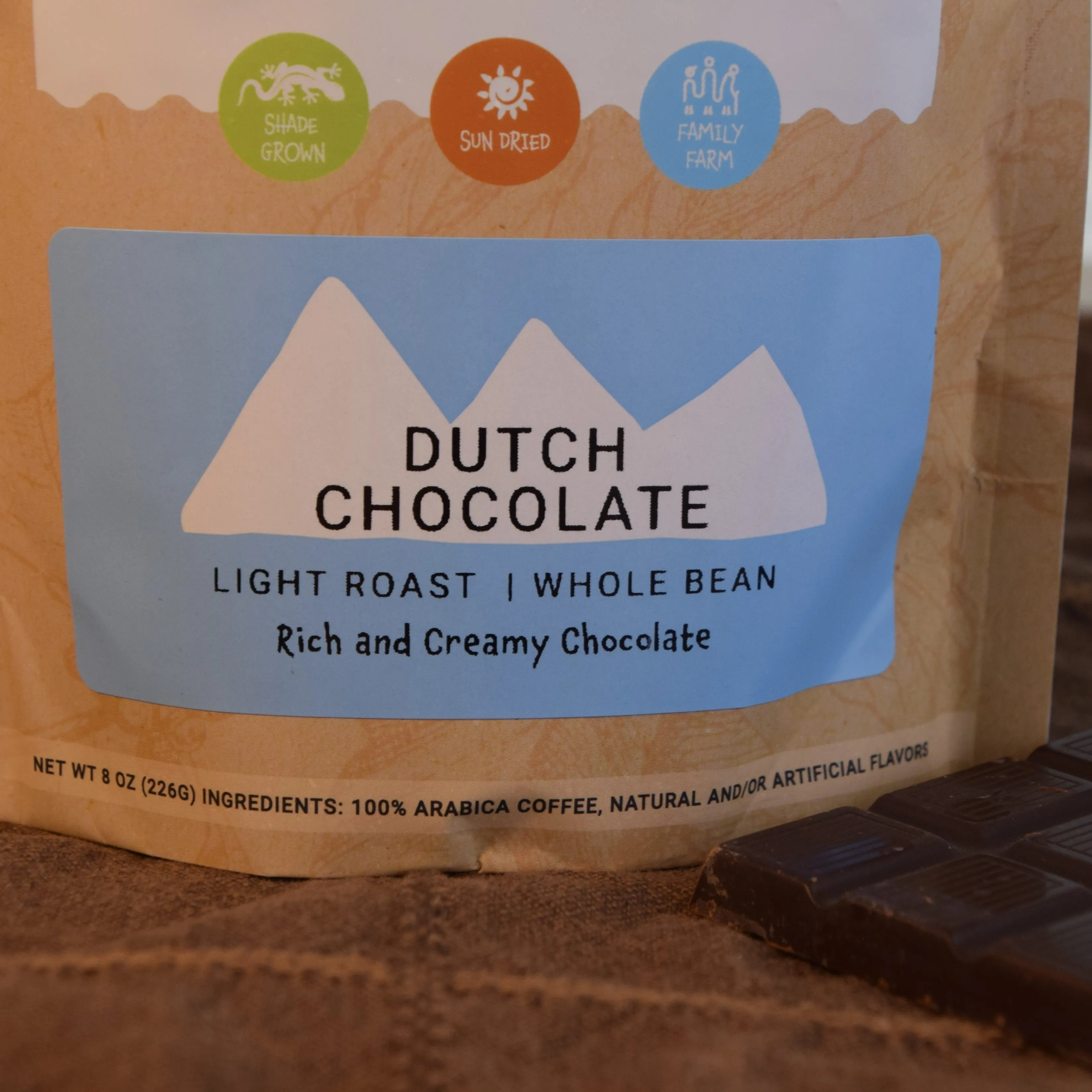 Dutch Chocolate Coffee - 8 oz bag - Fundraiser | Rich Creamy Chocolate